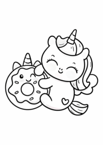 Desenho de Unicornio Desenho Colorir Imprimir 44