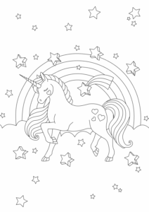 Desenho de Unicornio Desenho Colorir Imprimir 48