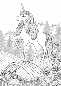 Desenho de Unicornio Desenho Colorir Imprimir 49