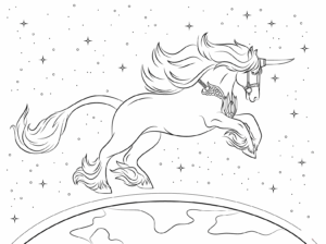 Desenho de Unicornio Desenho Colorir Imprimir 51