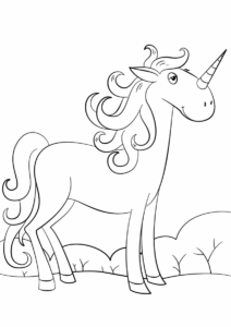 Desenho de Unicornio Desenho Colorir Imprimir 52