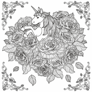 Desenho de Unicornio Desenho Colorir Imprimir 53