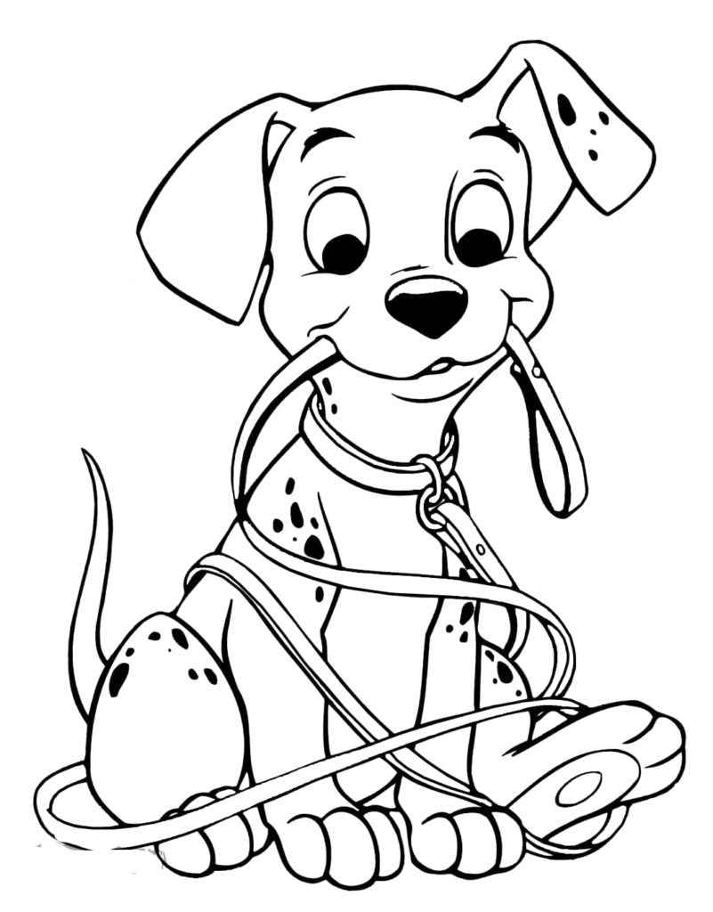 Desenho de 101 Dalmatas Desenho Colorir Imprimir 06