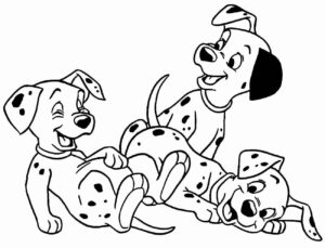Desenho de 101 Dalmatas Desenho Colorir Imprimir 22