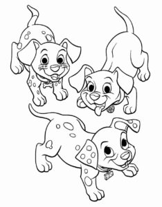 Desenho de 101 Dalmatas Desenho Colorir Imprimir 23