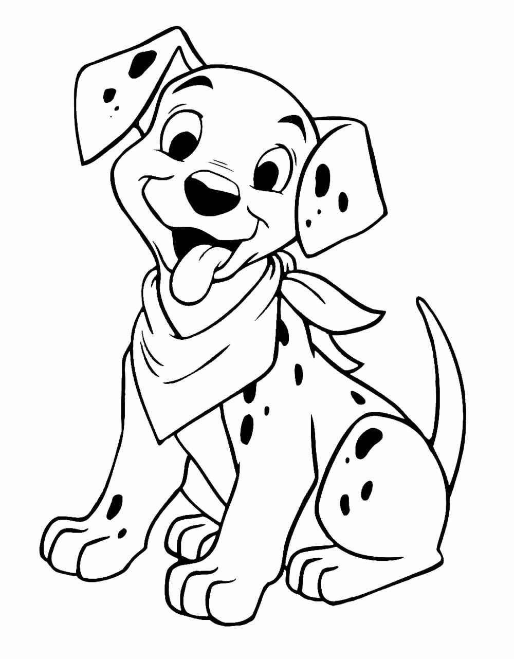 Desenho de 101 Dalmatas Desenho Colorir Imprimir 24