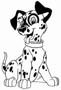 Desenho de 101 Dalmatas Desenho Colorir Imprimir 25