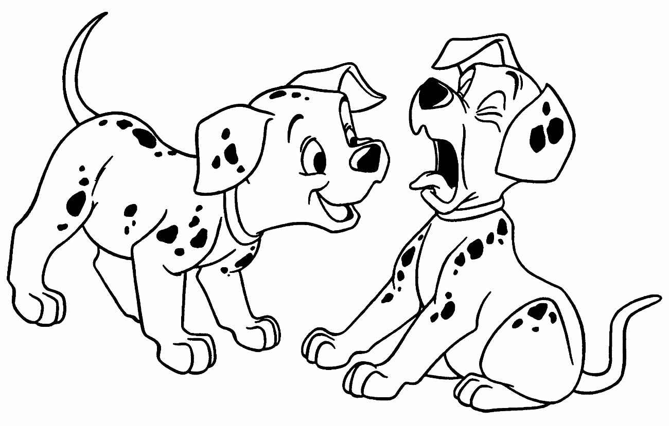 Desenho de 101 Dalmatas Desenho Colorir Imprimir 26