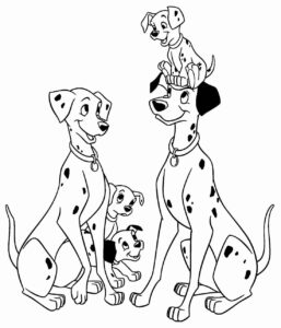 Desenho de 101 Dalmatas Desenho Colorir Imprimir 30