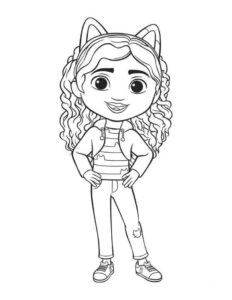 Desenho de A Casa Mágica Da Gabby Desenho Colorir Imprimir 01