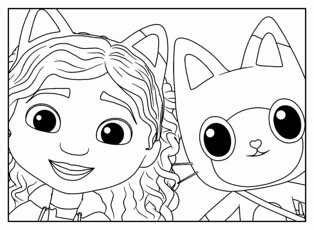 Desenho de A Casa Mágica Da Gabby Desenho Colorir Imprimir 06