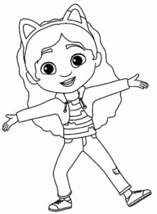 Desenho de A Casa Mágica Da Gabby Desenho Colorir Imprimir 08