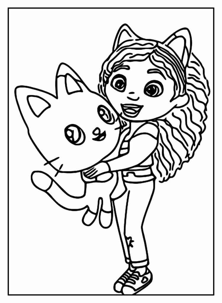 Desenho de A Casa Mágica Da Gabby Desenho Colorir Imprimir 10