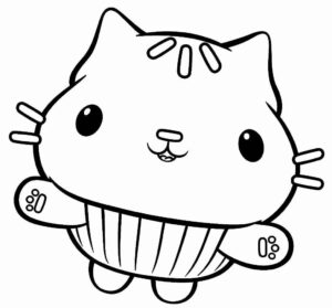 Desenho de A Casa Mágica Da Gabby Desenho Colorir Imprimir 12