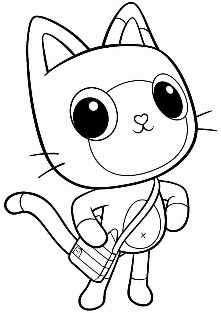 Desenho de A Casa Mágica Da Gabby Desenho Colorir Imprimir 14