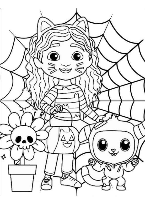 Desenho de A Casa Mágica Da Gabby Desenho Colorir Imprimir 15