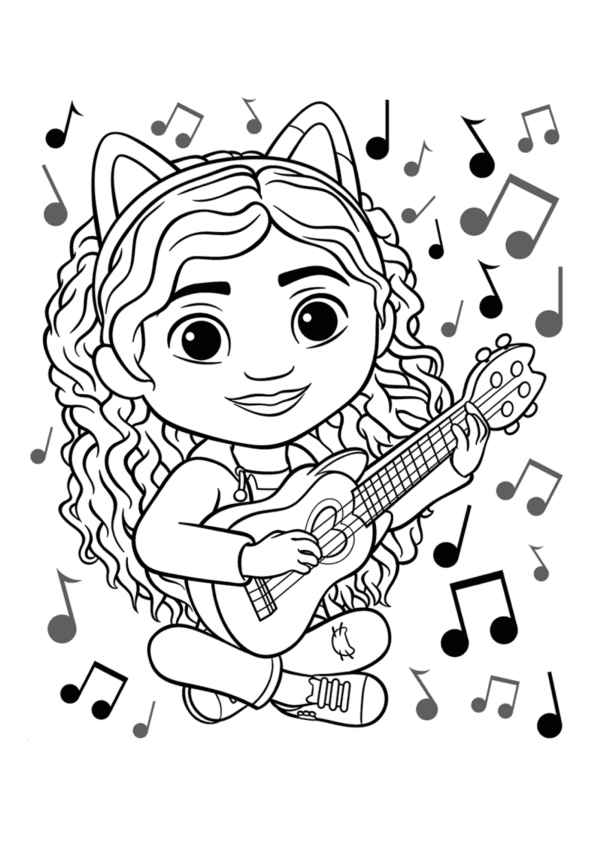 Desenho de A Casa Mágica Da Gabby Desenho Colorir Imprimir 18