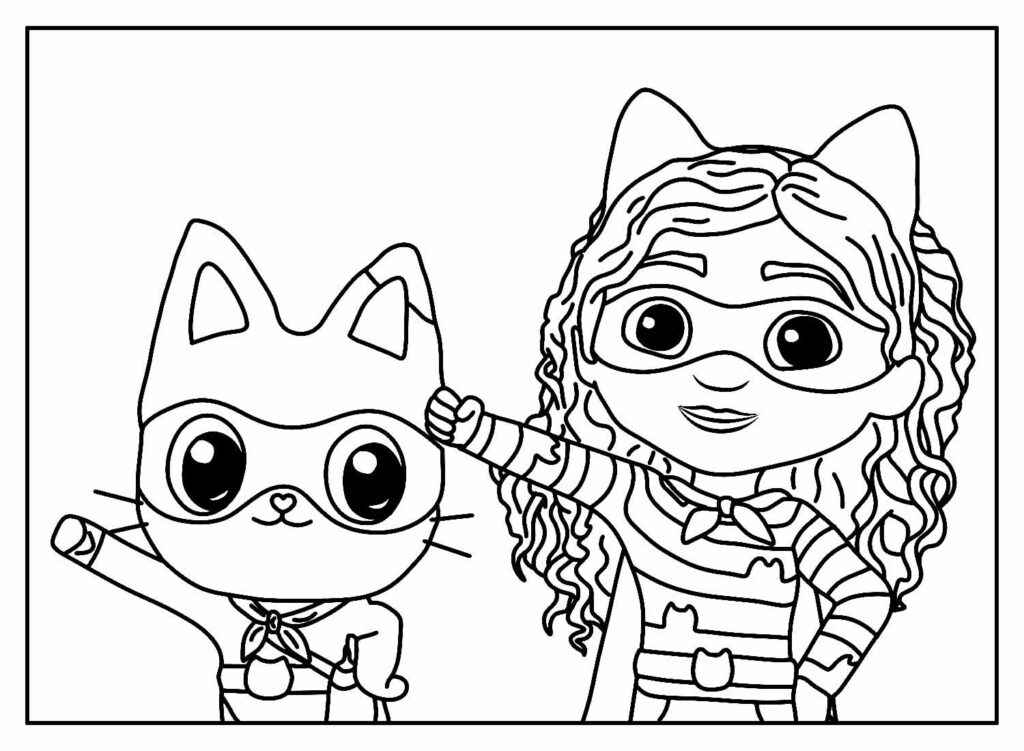 Desenho de A Casa Mágica Da Gabby Desenho Colorir Imprimir 22