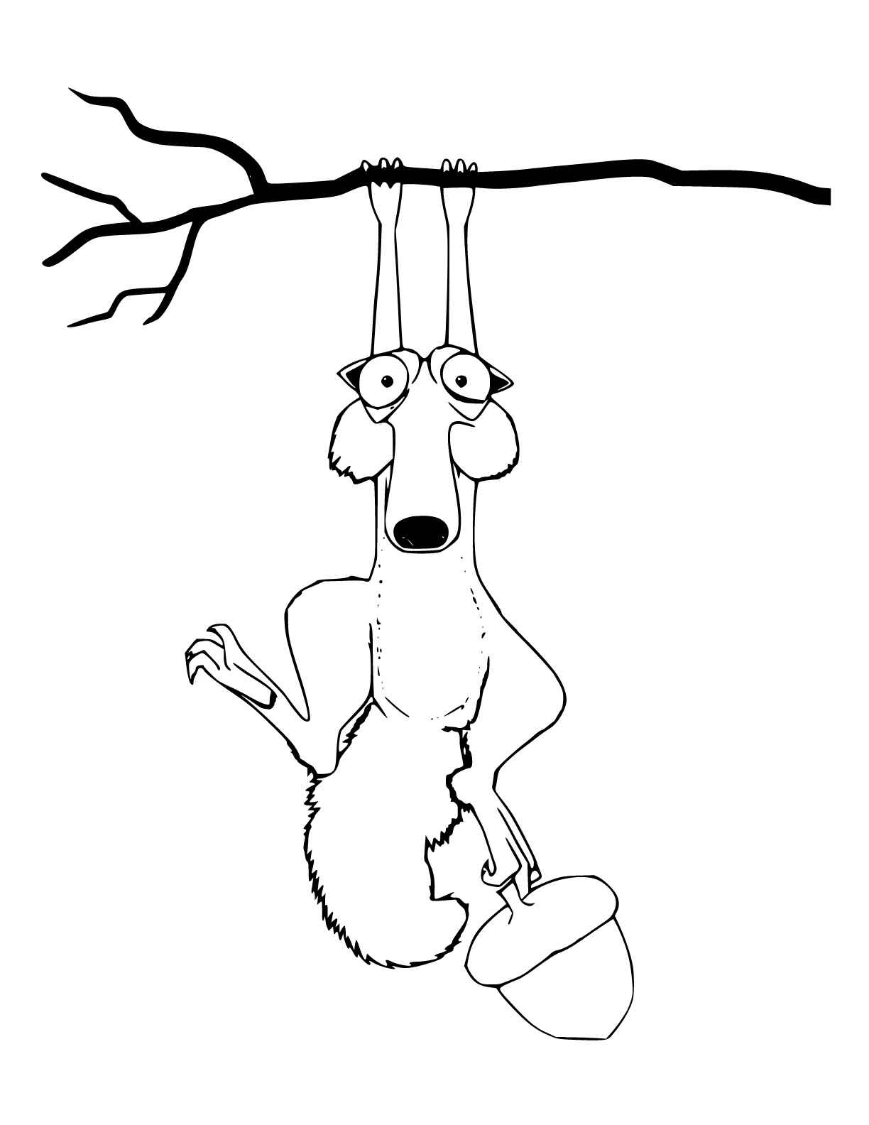 Desenho de A Era Do Gelo Colorir Imprimir 02