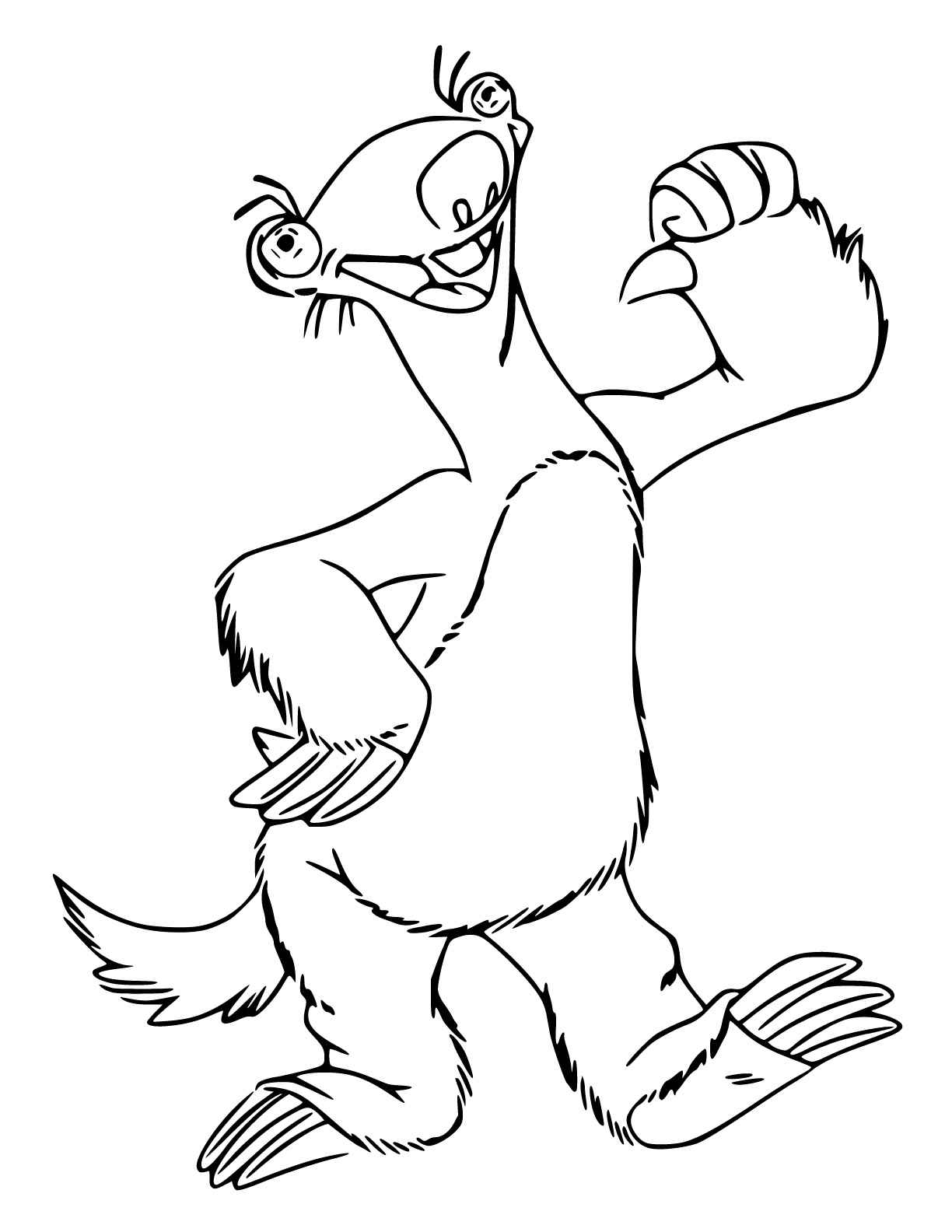 Desenho de A Era Do Gelo Colorir Imprimir 04