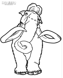 Desenho de A Era Do Gelo Colorir Imprimir 30