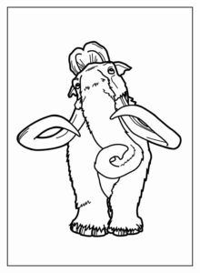 Desenho de A Era Do Gelo Colorir Imprimir 31