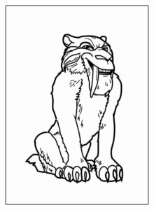 Desenho de A Era Do Gelo Colorir Imprimir 32