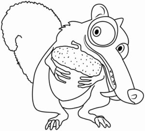 Desenho de A Era Do Gelo Colorir Imprimir 33