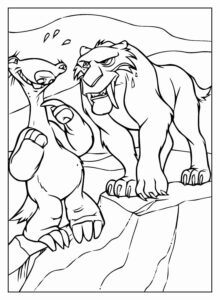 Desenho de A Era Do Gelo Colorir Imprimir 35