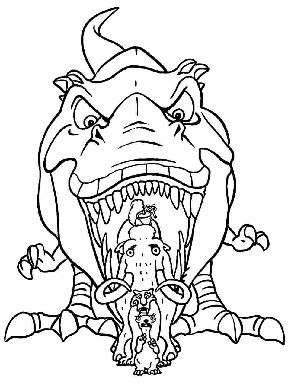 Desenho de A Era Do Gelo Colorir Imprimir 36