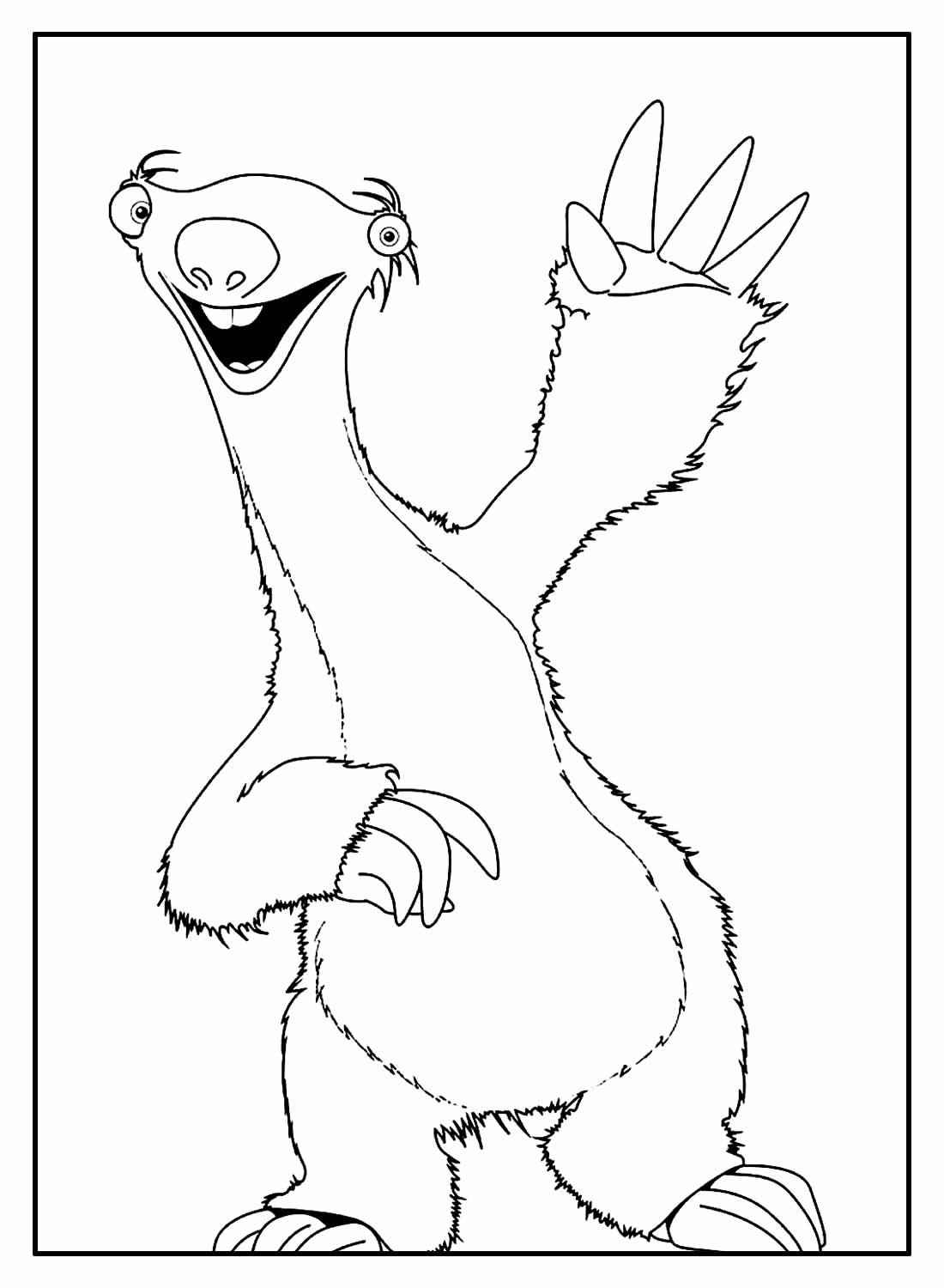 Desenho de A Era Do Gelo Colorir Imprimir 42