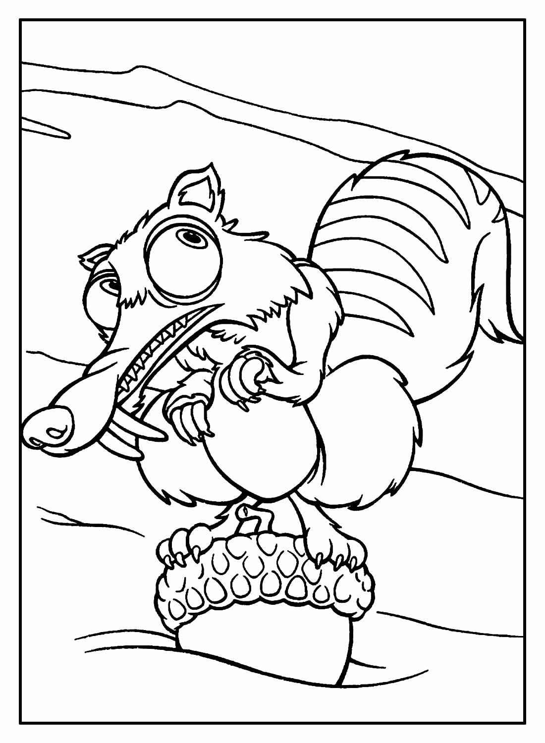 Desenho de A Era Do Gelo Colorir Imprimir 43