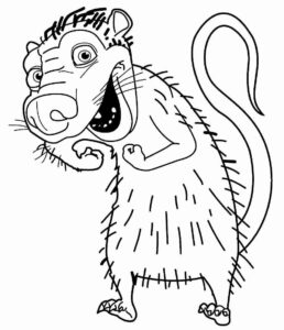 Desenho de A Era Do Gelo Colorir Imprimir 44