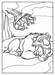 Desenho de A Era Do Gelo Colorir Imprimir 46