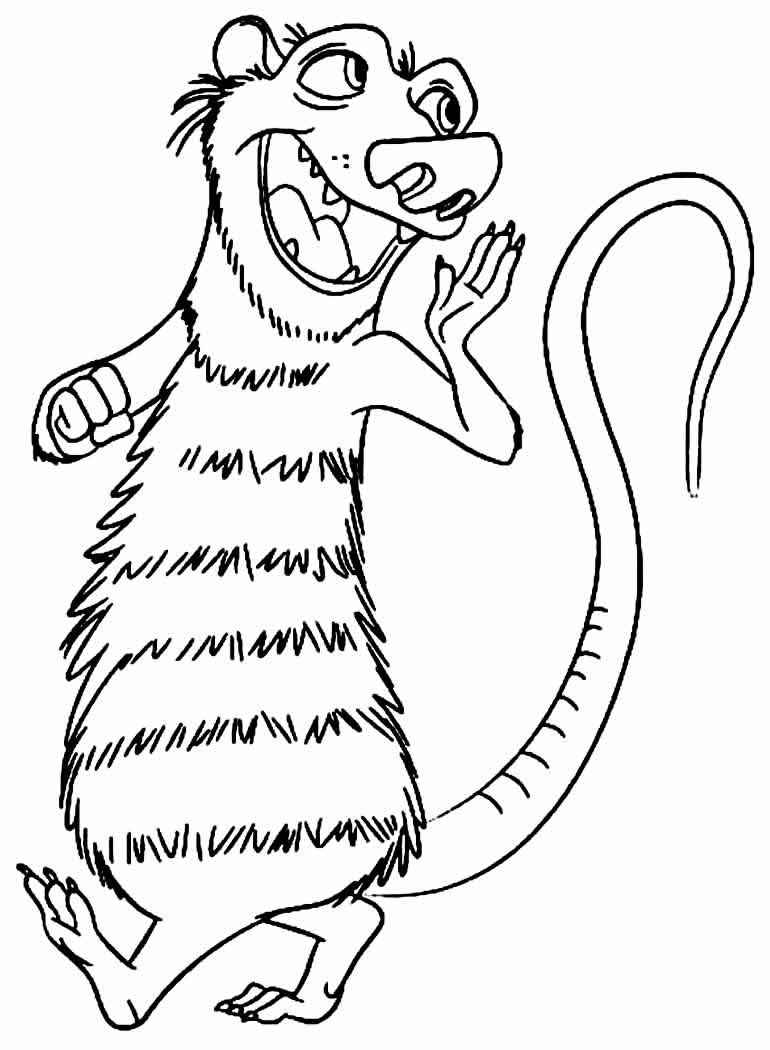 Desenho de A Era Do Gelo Colorir Imprimir 51