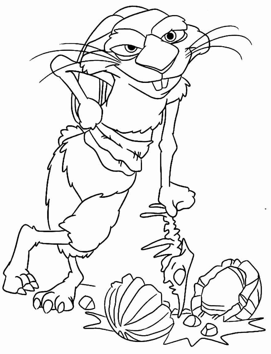 Desenho de A Era Do Gelo Colorir Imprimir 52