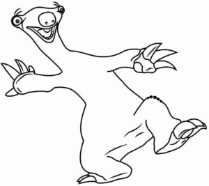 Desenho de A Era Do Gelo Colorir Imprimir 54