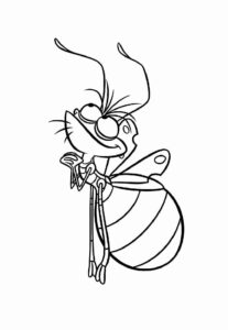 Desenho de A Princesa E O Sapo Desenho Colorir Imprimir 14