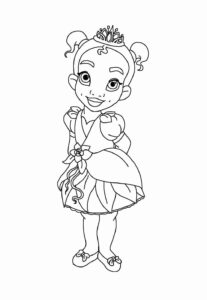 Desenho de A Princesa E O Sapo Desenho Colorir Imprimir 24