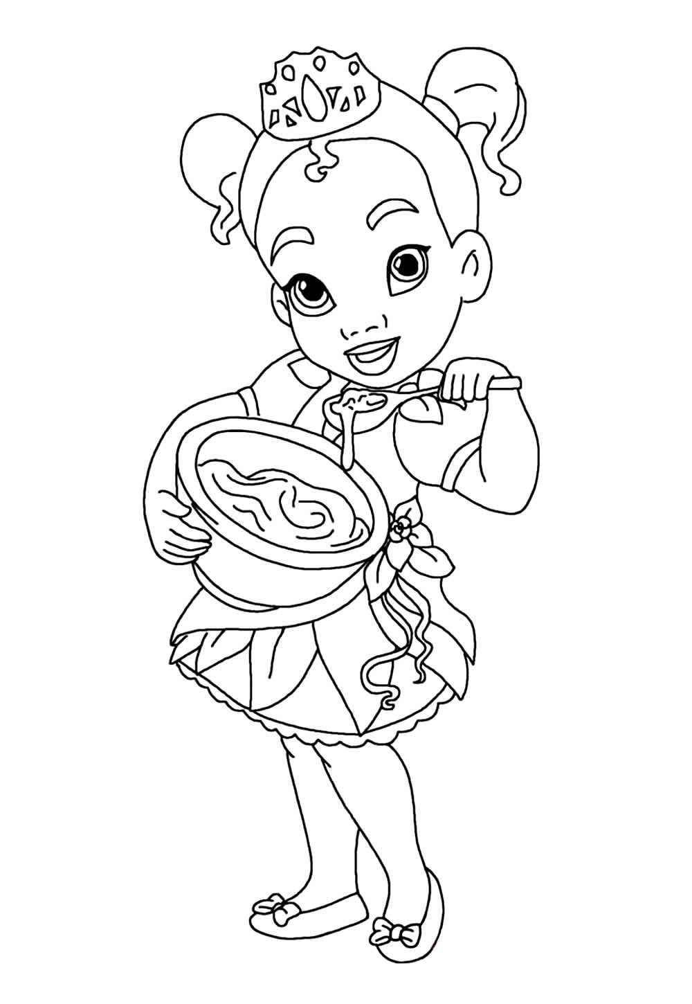 Desenho de A Princesa E O Sapo Desenho Colorir Imprimir 26