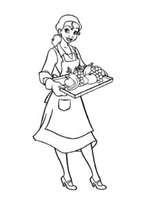 Desenho de A Princesa E O Sapo Desenho Colorir Imprimir 32