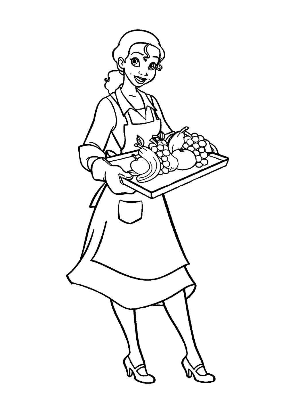 Desenho de A Princesa E O Sapo Desenho Colorir Imprimir 32