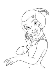 Desenho de A Princesa E O Sapo Desenho Colorir Imprimir 34