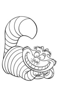 Desenho de Alice No País Das Maravilhas Desenho Colorir Imprimir 09