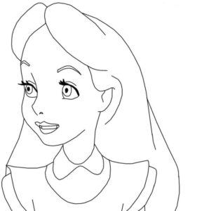 Desenho de Alice No País Das Maravilhas Desenho Colorir Imprimir 34