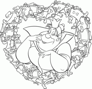Desenho de Alice No País Das Maravilhas Desenho Colorir Imprimir 48