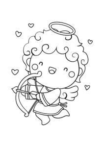 Desenho de Anjos Desenho Colorir Imprimir 19