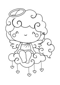 Desenho de Anjos Desenho Colorir Imprimir 20