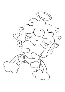 Desenho de Anjos Desenho Colorir Imprimir 21
