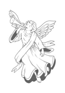 Desenho de Anjos Desenho Colorir Imprimir 23